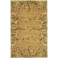 thumbnail image 1 of HomeRoots 353568 2 ft. x 3 ft. Wool Gold Area Rug, 1 of 1