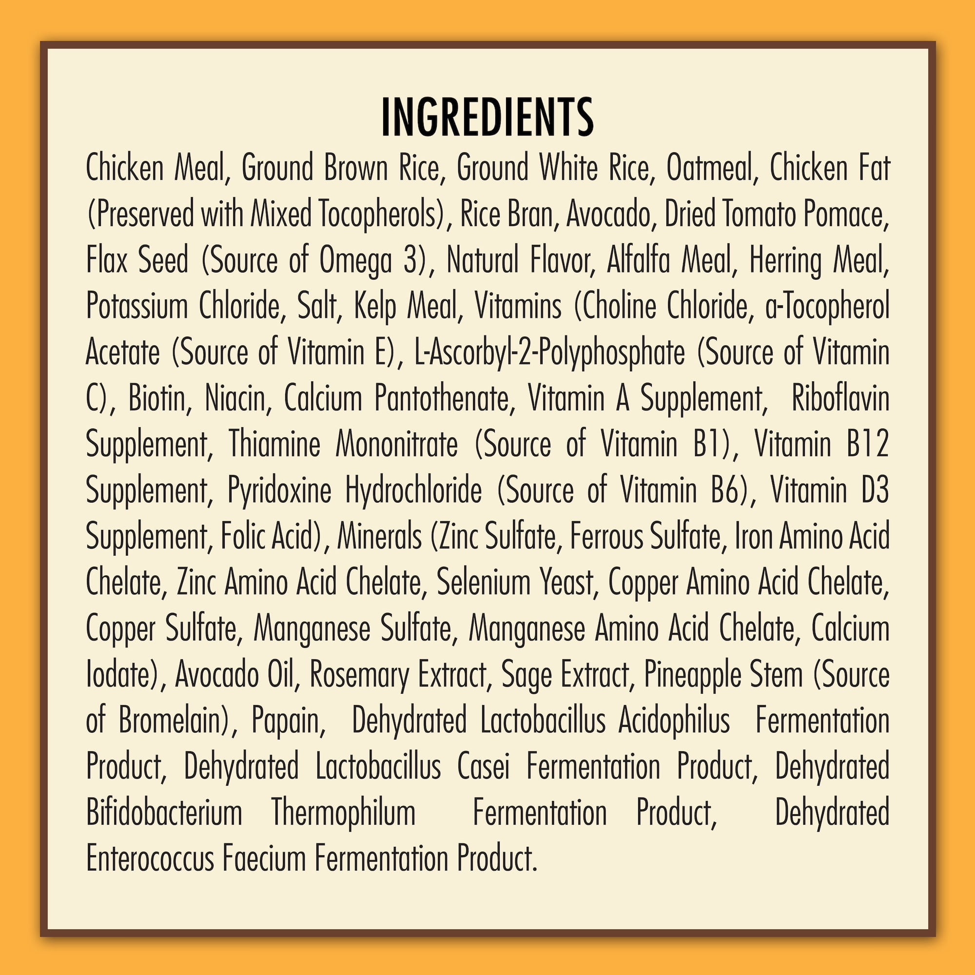 AvoDerm Natural Chicken Meal and Brown Rice Formula Adult Dog Food, 30-Pound