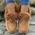 thumbnail image 5 of YLYL Winter Snow Boots for Women 2025 Warm Fur Lined Slip on Comfortable Fashion Casual Loafers Shoes, 5 of 6