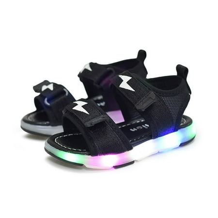 

〖Yilirongyumm〗 Baby Shoes Sandals Run Boys Led Luminous Baby Light Children Shoes Sport Baby Shoes