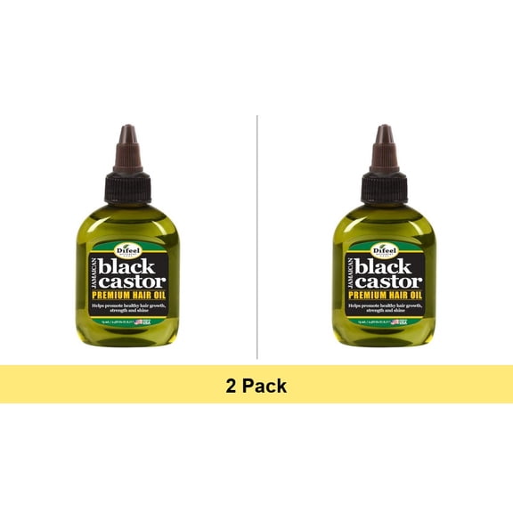 Difeel Jamaican Black Castor Premium Hair Oil Superior Growth - 2 Pack