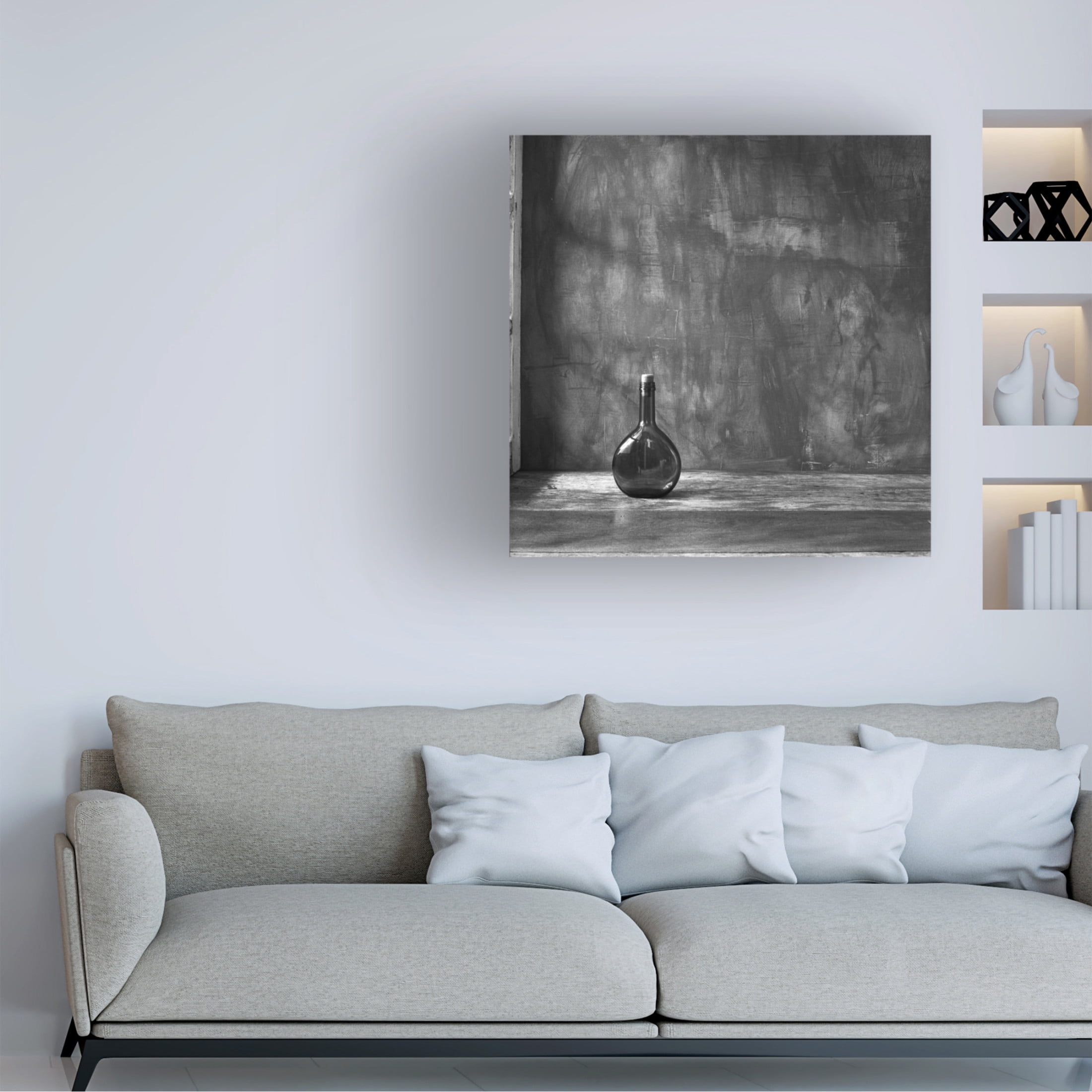 Canvas Wall Art - Luiz Laercio '14 Vase' Wall Art for Living Room, Bedroom, or Office D?cor by Trademark Fine Art - 24 x 24 Inches