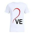 thumbnail image 5 of EQWLJWE Matching Shirts for Couples Love - LO VE - Valentine's Day T-Shirt for him and her Personalized Matching Couples, 5 of 5