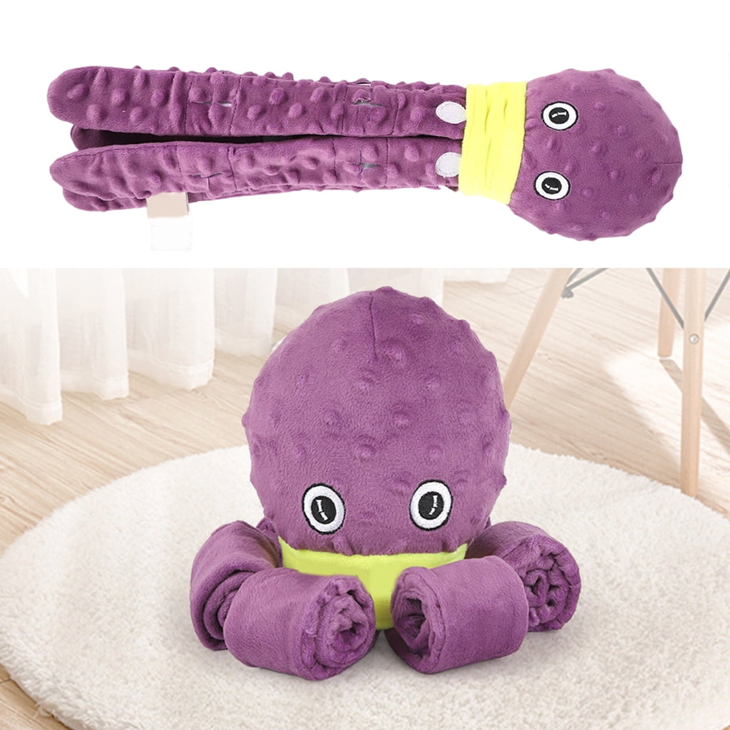 Miiottaa Pet Plush Octopuses Toy Molar Chew Toy Puppies Teething for Teething Cleaning Dog Octopuses Chew Toy Teething