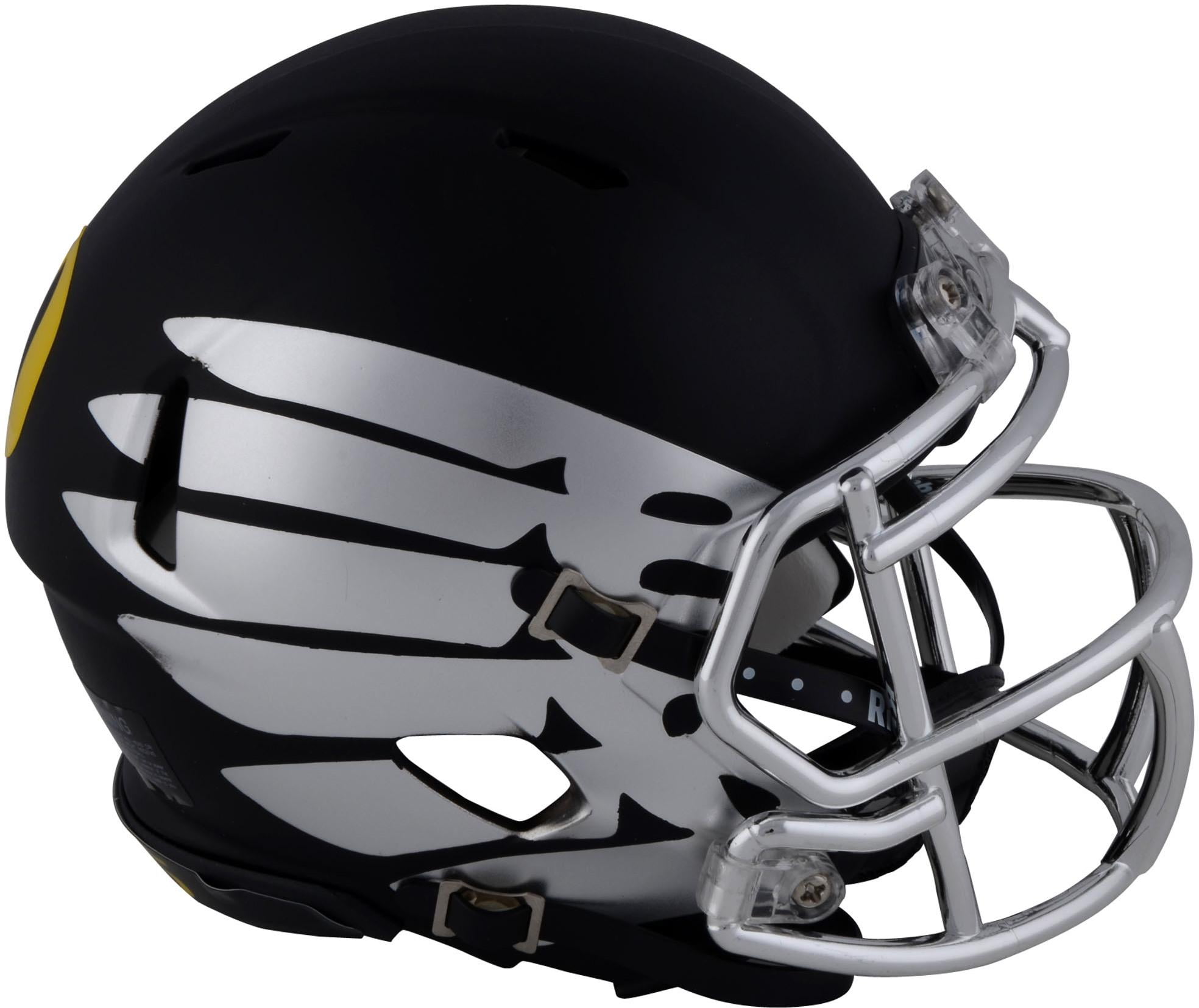 Oregon Ducks Riddell Speed Titanium Black Mini Helmet