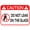 Warning Sign 4, variant on DO NOT Lean ON The Glass Prohibition (L85) Metal Tin Sign 8"x12" - For Industrial & Commercial Series, No Lean Glass Sign