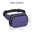 thumbnail image 4 of Easygdp Lavender Flowers Fanny Packs para Mujeres y Hombres, Bolsa de Cinturón, Bolsos de Cruz para Trabajo/Correr/Senderismo, 4 of 9