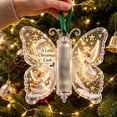 thumbnail image 3 of Christmas Butterfly Cash Gift Holder Ornament, Clear Acrylic Money Holder for Xmas Tree, Christmas Indoor Outdoor Decorations, 3 of 8