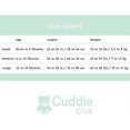 thumbnail image 3 of Cuddle Club Fleece Sleep Sack Swaddle Blanket Baby Sleeping Bag, Strawberry Blue Small, 3 of 7