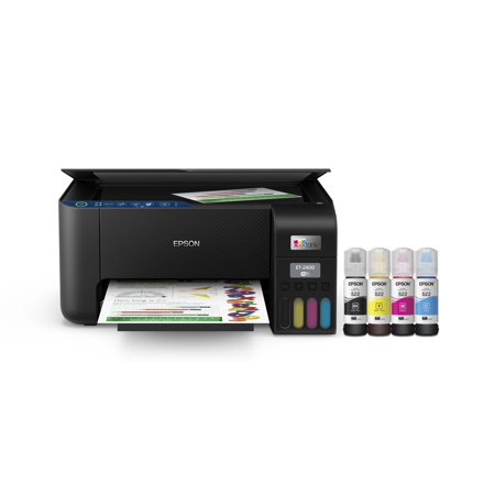EcoTank ET-2400 Wireless Color All-in-One Cartridge-Free Supertank Printer with Scan and Copy