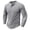 Gray, variant on WREESH Men's Fashion T-Shirts Solid Color Long Sleeve Beefy Muscle Basic Blouse Tee Shirt Long Sleeve Round Neck Blouses Shirts Workout Tops Olive Green