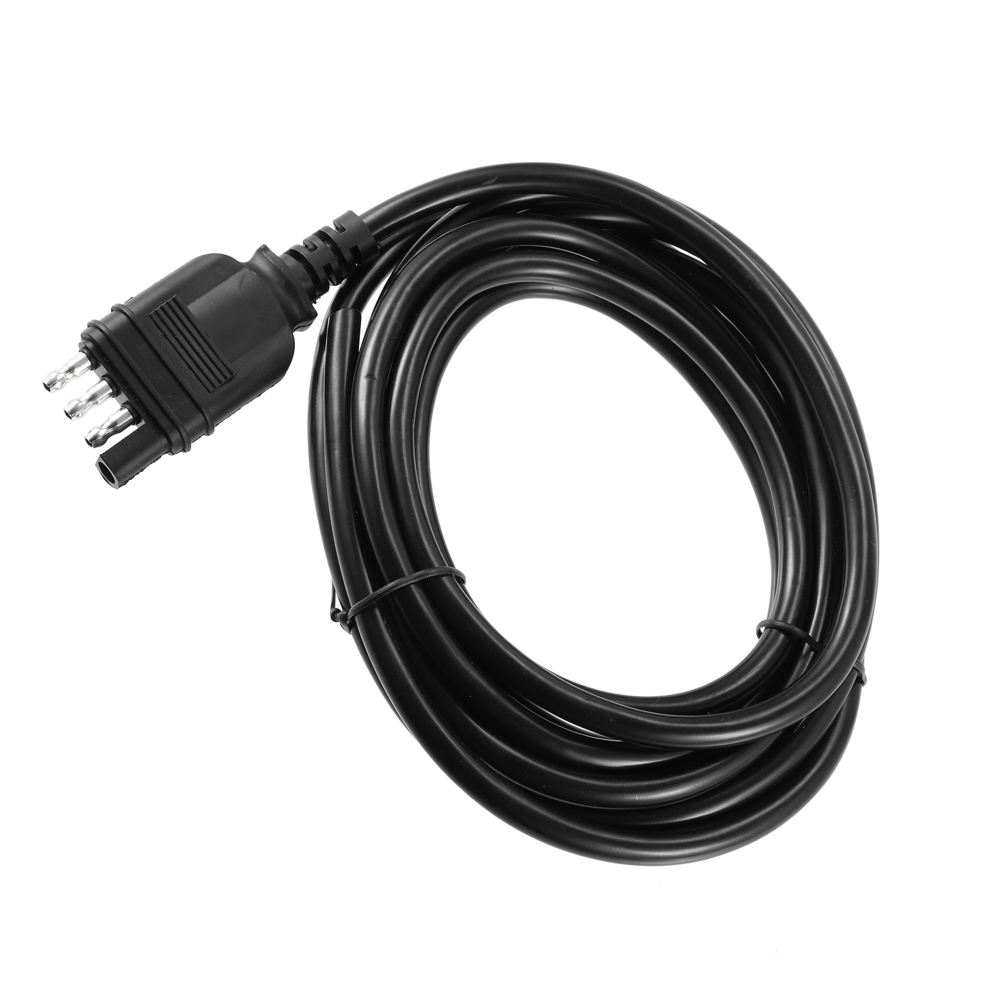 10ft Wire Length 4 Way 4 Pin Flat Trailer Coiled Wiring Harness