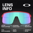 thumbnail image 4 of Oakley OO9463 Sutro Lite Shield Shaped Non-Polarized Sunglasses for Men - Includes Official Eyewear Kit - Redline Frame with Prizm Sapphire Lens, 4 of 6