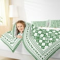 thumbnail image 4 of Manfei Green Christmas Reindeer Full Size Comforter Sets,Green Xmas Tree Bedding Comforter Set,Happy New Year Bedding Sets For Teens,Breathable Home Decor Reversible,3pcs, 4 of 8