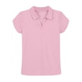 thumbnail image 7 of snilers Boys School Uniform Short Sleeve Shirt V Neck Collared Pique Golf Shirts Kids Casual Soft Summer Tops 5-15 Years, 7 of 7
