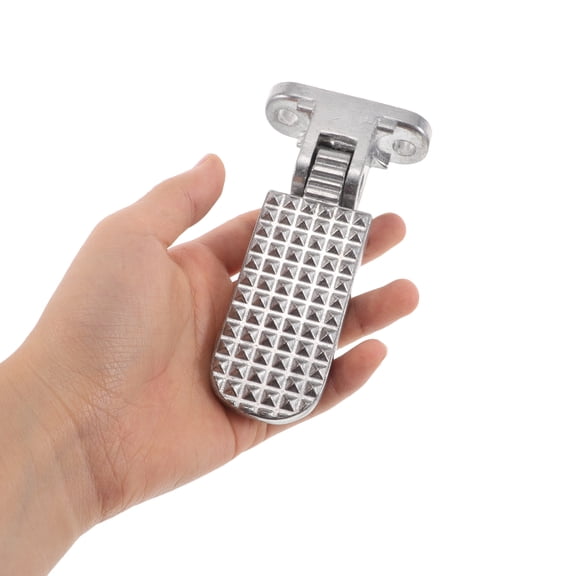 OULII 2Pcs Universal Motorcycle Rear Foot Pegs Aluminum Alloy Durable Passenger Footrests for Long Distance Rides