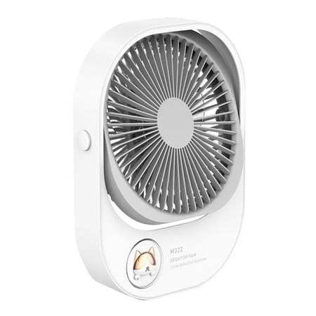 

Li HB Store Creative Mini Fan Home Silent Portable Desktop Fan 6 Inch USB Mini Fan Small home appliances clearance White