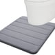thumbnail image 1 of Alfombrilla de baño superabsorbente, de espuma viscoelástica de lujo Coretex con base GripTex, antideslizante para baño y bañera, fácil de limpiar y duradera (gris), 1 of 7