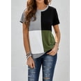 thumbnail image 2 of Asyoly Womens Short Sleeve Crew Neck Shirts Loose Casual Summer Tee T-Shirt S-3XL, 2 of 7