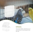 thumbnail image 6 of Supvox Bird Feeding Box Safe Plastic Easy to Clean for Parrots and Small Birds 2Pcs, 6 of 6