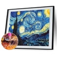 thumbnail image 4 of Noche estrellada 5D Wdftyju taladro completo diamante pintura bordado DIY punto de cruz, 4 of 9