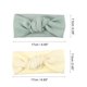 thumbnail image 4 of Ofertas Únicas 2 Pcs Diademas de Moda Clásica a Rayas para Niñas para Niños 6.69"x2.95" Verde, Beige, 4 of 6