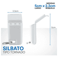 thumbnail image 3 of Silbato Acme Tornado Blanco Plástico Resistente Uso Deportivo y Seguridad, 3 of 5