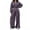Dark Gray, variant on Szluipve 2 Piece Sets for Women 2 Piece Tracksuit V‑Neck Drawstring Hoodie Top High Waist Pleated Wide Leg Pants Set Casual Loose Matching Loungewear Outfit With Pockets Black M