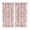 Pink, variant on Pink Baroque Kitchen Curtains 63 Inch Length, Farmhouse Scroll Floral Damask Patterned Grommet Top Bedroom Living Room Curtains, Light Filtering Cafe Curtain Drapes 2 Panels Set 84''x63''