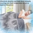 thumbnail image 5 of The Cold Blanket, 2025 New Cooling Blanket King Size Double-Sided Cooling, Summer Ultimate Cooling Blanket Prevent Night Sweats for Hot Sleepers, Keep Cool Night (Blue, 40 * 60 in), 5 of 7