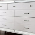 thumbnail image 5 of Furniture of America Xulu Contemporary Solid Wood 7-Drawer Dresser in White, 5 of 6