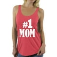 thumbnail image 1 of Awkward Styles Women's #1 Mom Graphic Racerback Tank Tops for Best Mom In The World, 1 of 4