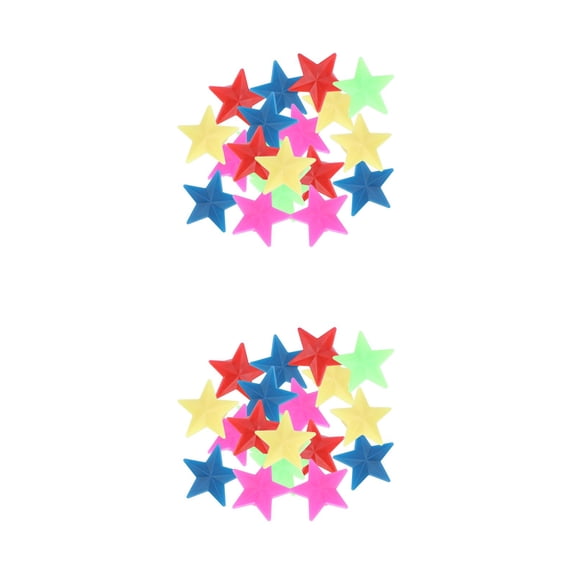 2pcs Star Shape Bike Spoke Beads Clips for 36 Wheel Spokes, Decorative Accessories for Road and Mountain Bikes