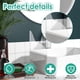 thumbnail image 5 of Moyic 2 unids/set protector contra salpicaduras de ducha amplia aplicación acrílico resistente y duradero protector de agua para borde de Suministros de limpieza para el hogar, 5 of 6