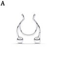 thumbnail image 1 of 1Pcs Nose Ring Nose Clip Steel Hot Sale Nasal Septum False Nose Rings C9K3, 1 of 6