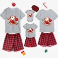 thumbnail image 2 of Pijamas familiares a juego de Navidad para niños, conjunto de pijamas de talla grande con My Snowmies, pantalones cortos, 2 of 3