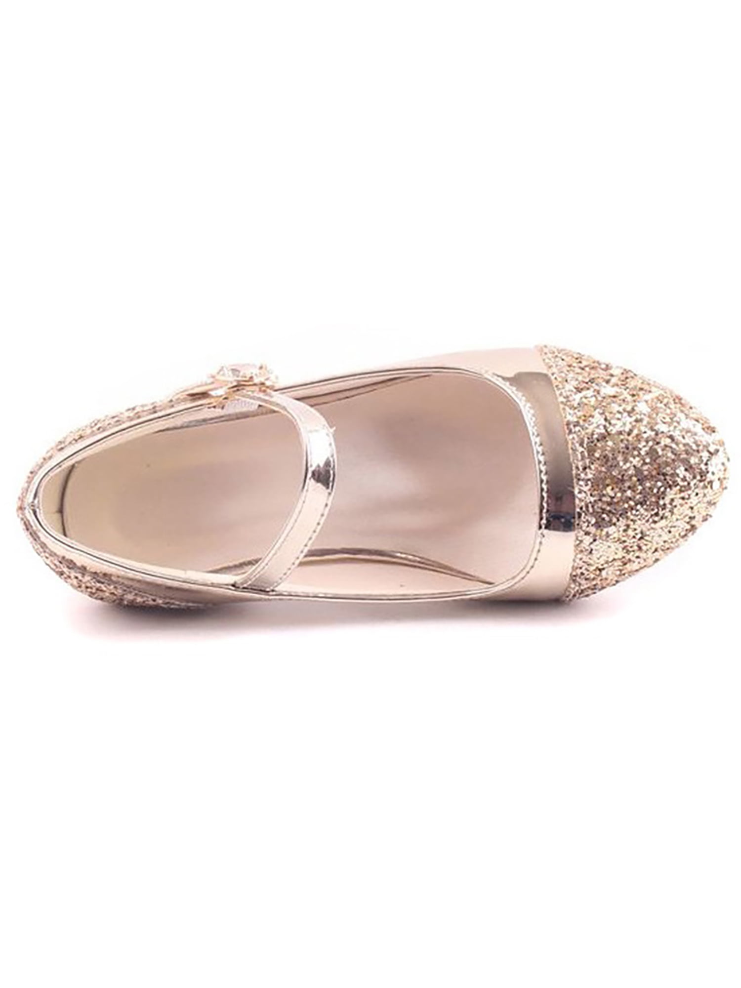 rose gold shoes for flower girl