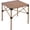 Nature, variant on Lightweight Stable Alu. Folding Square Table Roll Up Top with Carry Bag for Camping Picnic Backyards BBQ Camp Kitchen (Green, S)