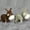 Brown, variant on Lovely Donkey Pendant LED Sound Keyring Car Key Chain Handbag Hanging Decor Gift