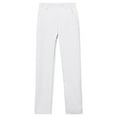 thumbnail image 4 of Boy Uniform Pants Straight Pants with Pockets Pull On Chino Pants Stretch Pants White School Pants for Boys Back to School Outfits for Boys Teen Boys Clothes 11-12 Years, 4 of 6