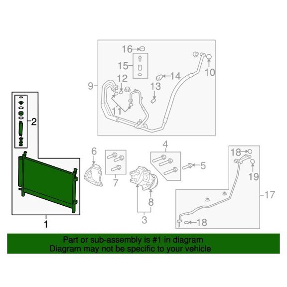 GM 23485898 Condenser Asm-A/C