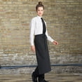 thumbnail image 3 of Uncommon Threads 3052-2500 Bistro Apron One Pocket in White, 3 of 6