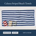 thumbnail image 2 of Toalla de playa LANE LINEN extra grande, paquete de 4 unidades, Ocean Breeze, 2 of 8