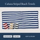 thumbnail image 2 of Toalla de playa LANE LINEN extra grande, paquete de 4 unidades, Ocean Breeze, 2 of 8