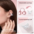 thumbnail image 2 of Auriculares con clip Kinglucky Gen2 con forma de mariposa, 50 horas de reproducción, 2 of 8