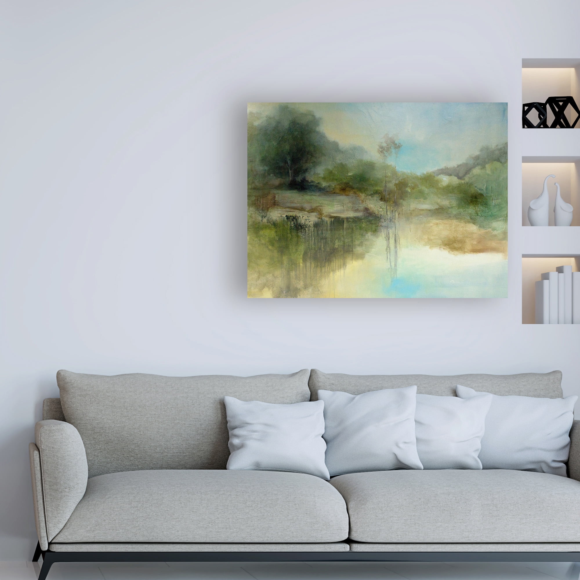 Trademark Fine Art 'The Lazy Day' Canvas Art by J Austin Jenning