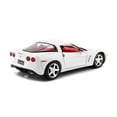 thumbnail image 2 of 2005 Chevy Corvette C6 Hardtop, White - Showcasts 73270AC/W - 1/24 scale Diecast Model Toy Car, 2 of 5