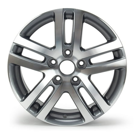 16" Wheel Rim 16x6.5-inch 5-Lug Grey, for 2005-2018 Volkswagen Jetta, Replacement Rims 69812