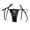 Black, variant on Women’s Low‑Rise Lace Thong, Adjustable Tie‑Side Hollow‑Out Super Stretchy Breathable Ladies Panties for Daily Wear S‑L White