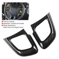 thumbnail image 4 of Aramox Steering Wheel Button Cover, 2Pcs Carbon Fiber Left Car Inner Steering Wheel Button Cover Trim For Range Rover Evoque 12-17, 4 of 8